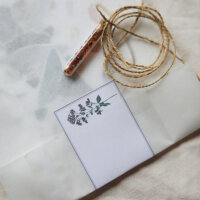 Etikettenaufkleber „Zarte Blumen“