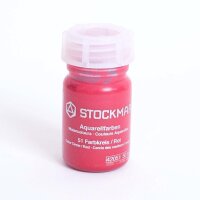 Aquarellfarbe Rot 50ml I Stockmar