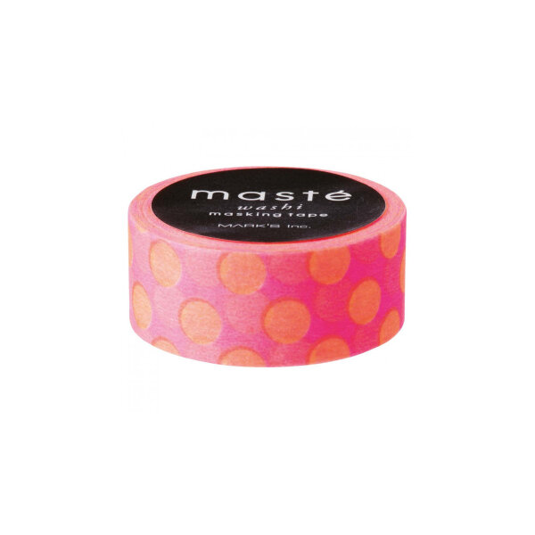 Masking Tape Neon-Pink gepunktet