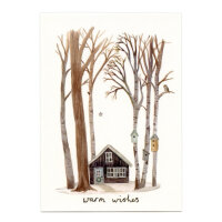 Kleines Waldhaus "warm wishes"