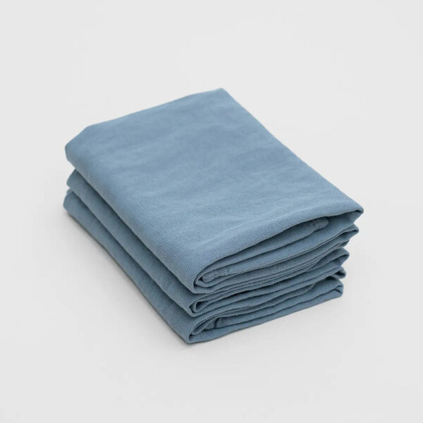 Geschirrtuch 3er Pack taubenblau I Erlich Textil