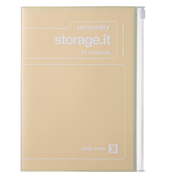 Notebook A5 Storage gelb